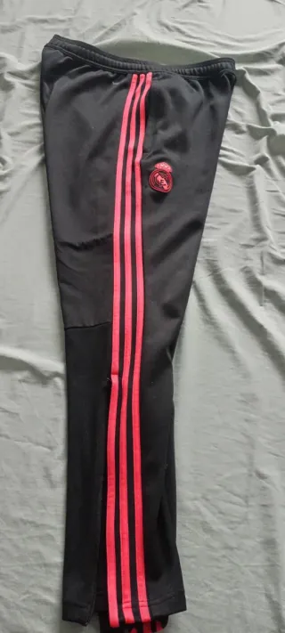 Pantalón Adidas Real Madrid Negro Rosa
