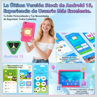 Tablet Gemini AI 15 Rosa 30GB/128GB