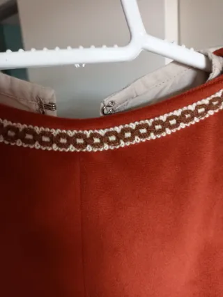 Traje Medieval Niño Naranja y Beige