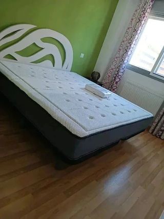 Somier de lamas, canape abatible y colchones