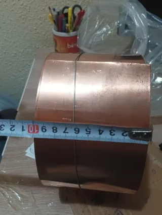Rollo Cobre Puro 99,9% 1mm x 100mm x 1M