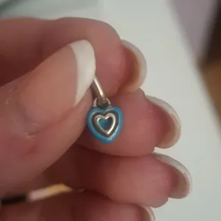 Colgante Corazón Pandora Turquesa