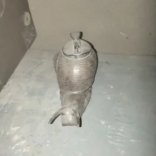 3 mecheros vintage cristal y metal