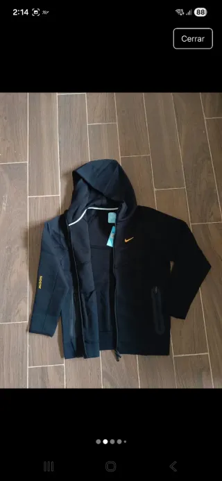 Chaqueta Nike Nocta Negra y Amarilla