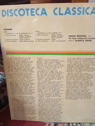 Disco Vinile Discotheca Classica - Paganini