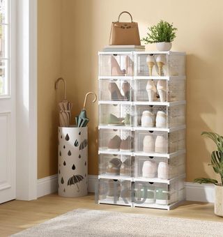 Cajas para zapatos de 12 organizadores