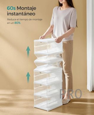 Cajas para zapatos de 12 organizadores