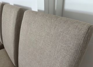 4 Cadeiras Sklum bege tecido madeira