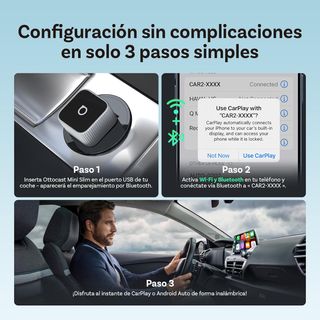 Adaptador CarPlay Android Auto USB-C