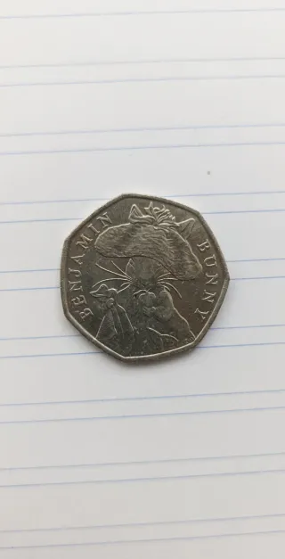 Moneda conmemorativa de Benjamin Bunny