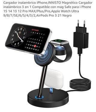 Cargador Inalámbrico 3 en 1 INNISTO