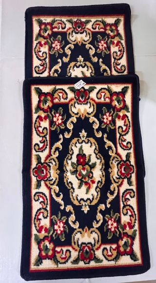 Coppia tappetini blu -Decorativi