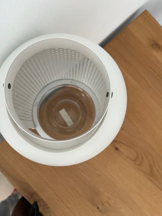 Farol Adelhet Ikea blanco y cristal