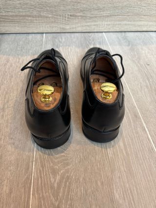 Zapatos piel Oxford Negros Hombre