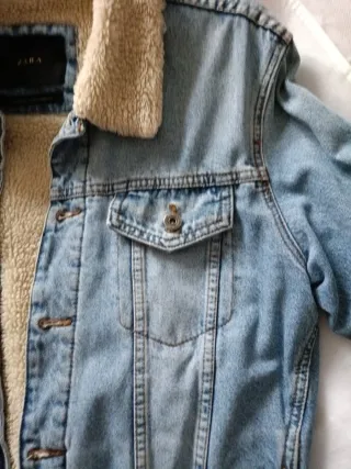 Cazadora vaquera Zara forrada invierno chico
