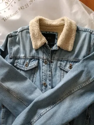 Cazadora vaquera Zara forrada invierno chico