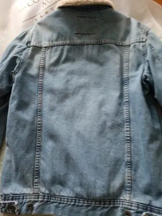 Cazadora vaquera Zara forrada invierno chico