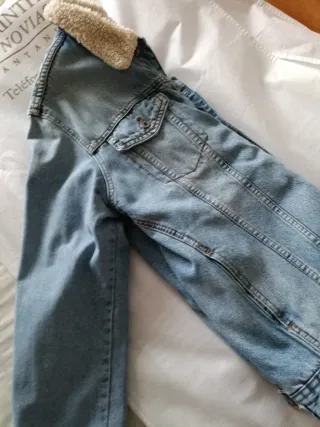 Cazadora vaquera Zara forrada invierno chico