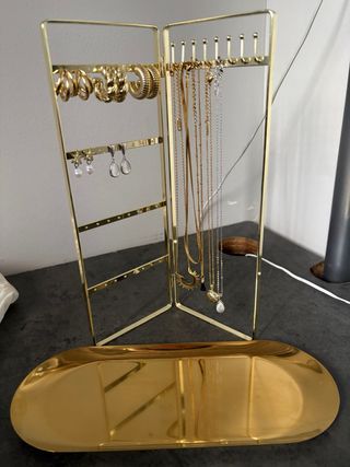 Joyero 2 piezas dorado Shein