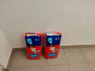 2 Paquetes Pañales Dodot Talla 6