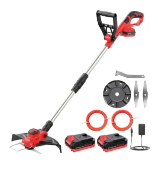 Desbrozadora Eléctrica con Batería y Accesorios