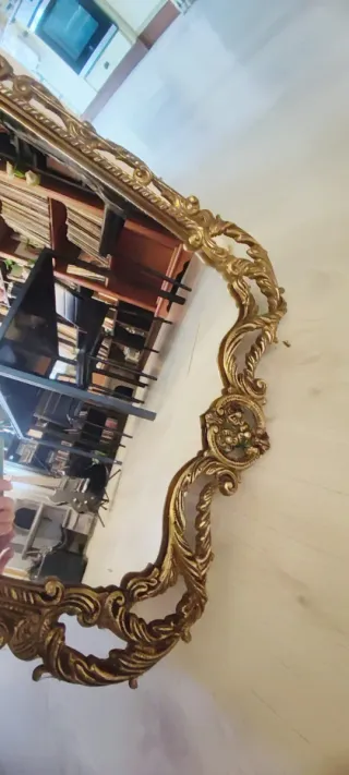 Espejo Bronce Vintage