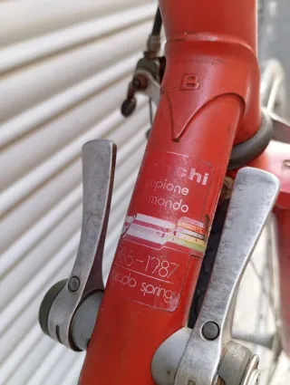 Bicicleta Bianchi Campeona del Mundo Roja