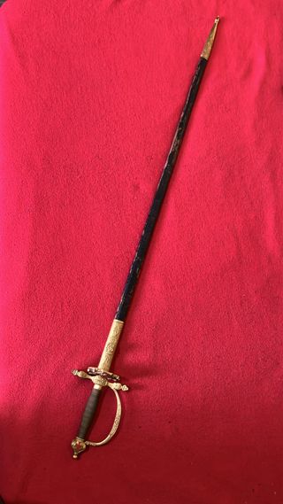 Sable Cruz Roja Oficial Militar Años 80