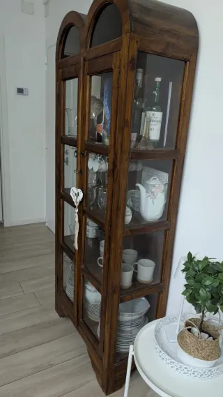 Vetrinetta Maison du Monde Legno e Vetro