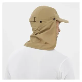 Gorra Lafuma beige con protección cuello