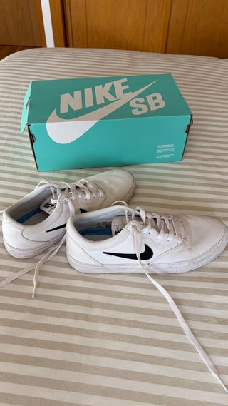 Zapatillas Nike SB Blancas Talla 42