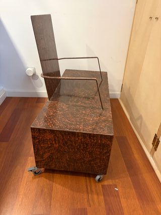 Móvel Metal Design Industrial com Rodas