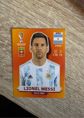 Cromo Messi FIFA World Cup Qatar 2022