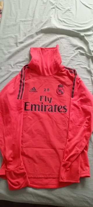 Sudadera Real Madrid Adidas color salmón
