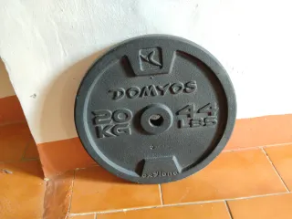 Disco pesa 20kg Decathlon