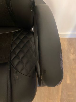 Silla de oficina SONGMICS negra