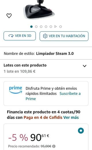 Mopa a vapor VILEDA-Steam