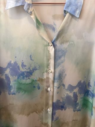 Camisa Zara Estampada Multicolor