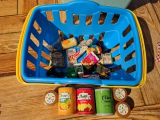 Juego Comida y Vajilla Juguete Cocinita