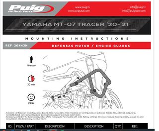 Defensas Puig Tracer 7 (20-24)