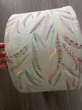 Pantalla lámpara de techo tela 38cm diametrodiámet