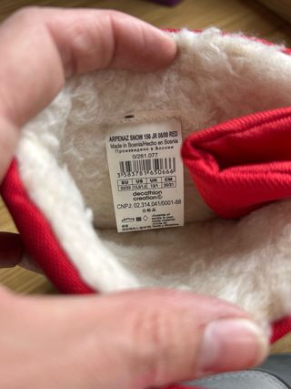 Botas Nieve Niño Talla 32/33 Decathlon