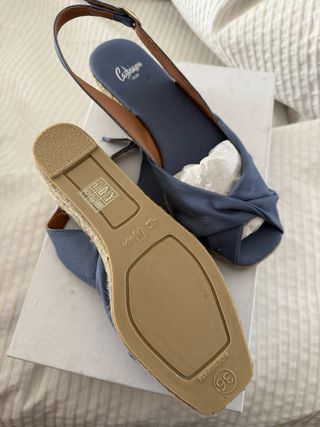 Alpargatas Castañer Azul