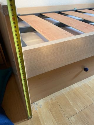 Estructura cama individual 90x190cm