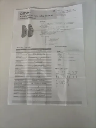 Temporizador multifunción GEYA GRT8-M1