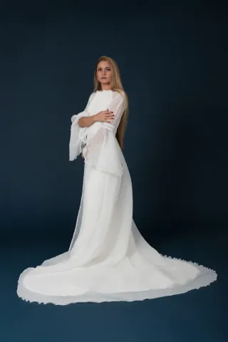 Vestido de Novia Blanco Elegante