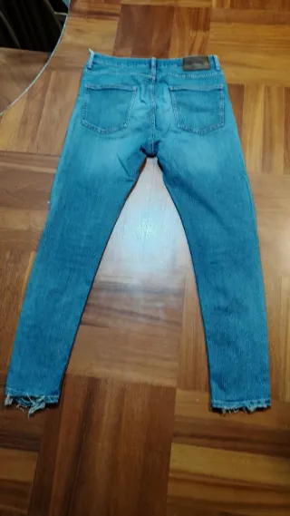 Jeans uomo strappati blu