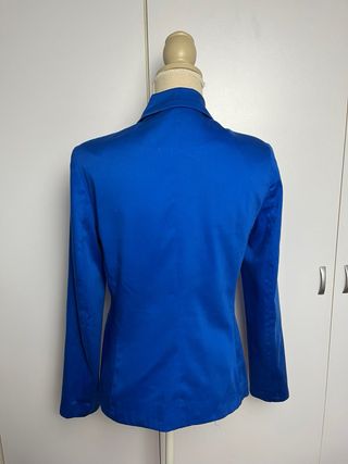 Americana azul mujer