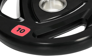 Set di 2 Dischi Pesi da 10kg in Acciaio con Rivest