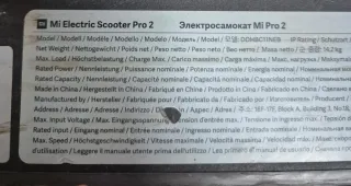 Patinete Eléctrico Xiaomi Pro 2